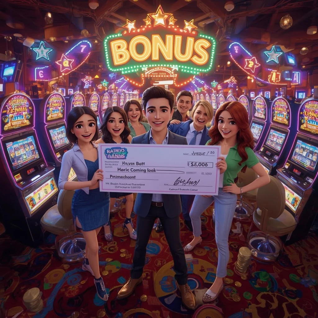 bonus in the hands of a man at 24BETTING CASINO