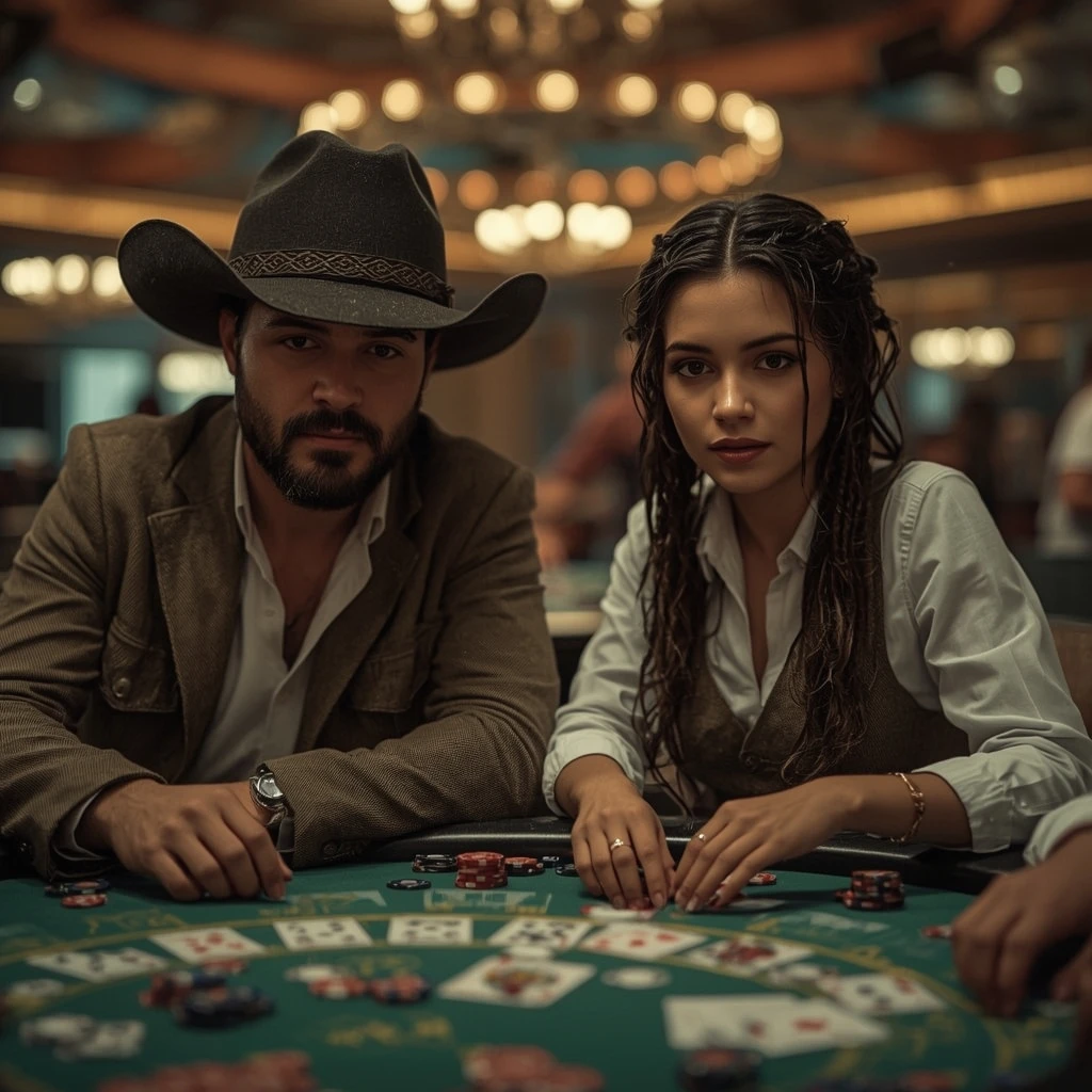 photo of two poker players 24betting CASINO